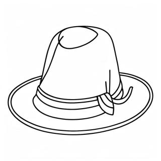 Hat Coloring Page 24745-22687