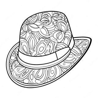 Hat Coloring Page 24745-22688