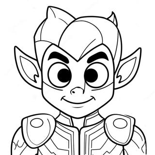 Beast Boy Coloring Page 24755-22696