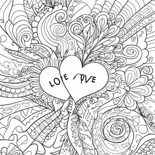 Love Trippy Coloring Page 24785-22719