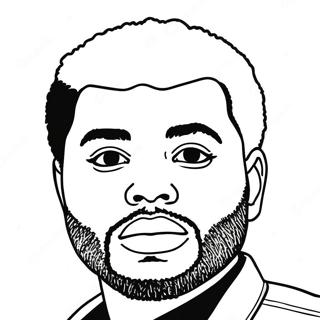 The Weeknd Coloring Page 24805-22736