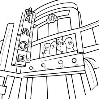 Movie Theater Coloring Page 24815-22742