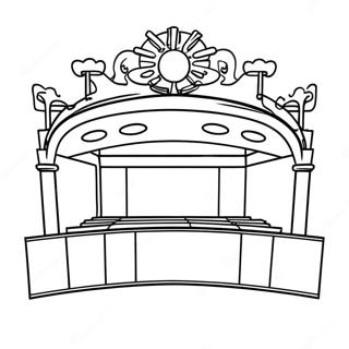 Movie Theater Coloring Page 24815-22743