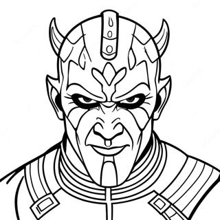 Darth Maul Coloring Page 24825-22751