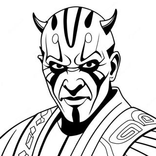 Darth Maul Coloring Page 24825-22752