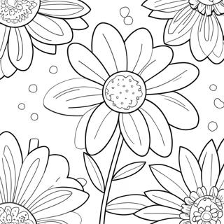 Summer Flowers Coloring Page 24835-22759