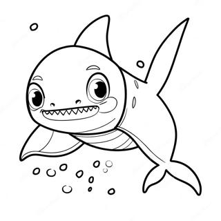 Shark Boy Coloring Page 24845-22768