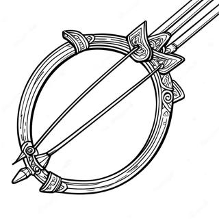 Bow And Arrow Coloring Page 24865-22782