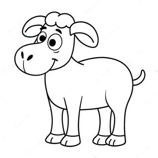 Shaun The Sheep Coloring Page 24875-22790