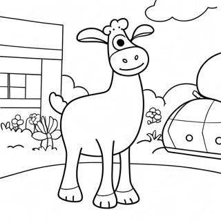 Shaun The Sheep Coloring Page 24875-22791