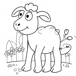 Shaun The Sheep Coloring Page 24875-22792