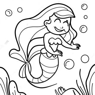 Little Mermaid 2 Coloring Page 24905-22814