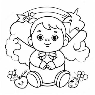 Baby Shower Abc Coloring Page 24925-22832