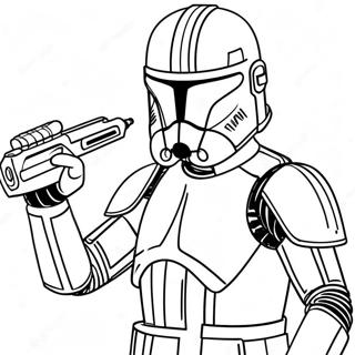 Clone Trooper Coloring Pages