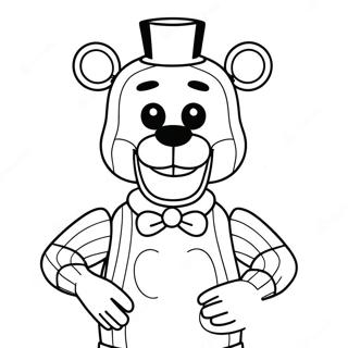 Puppet Fnaf Coloring Page 24945-22846