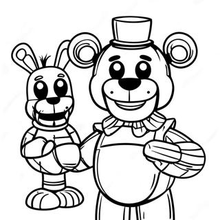 Puppet Fnaf Coloring Page 24945-22847