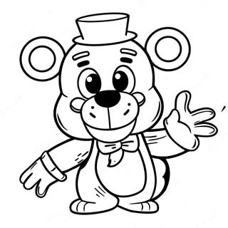 Puppet Fnaf Coloring Page 24945-22848