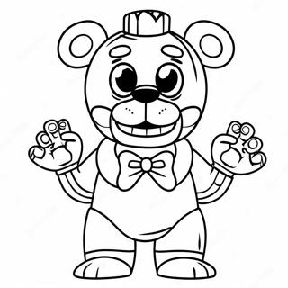 Creepy Puppet Fnaf Coloring Page 24946-22852