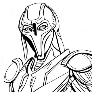 General Grievous Coloring Page 24995-22887