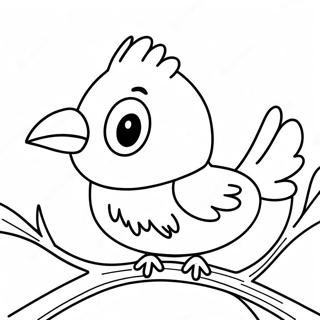 Red Bird Angry Coloring Page 25006-22897