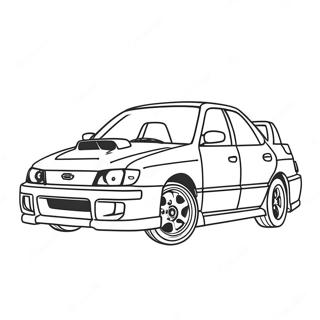 Subaru Coloring Page 25015-22904