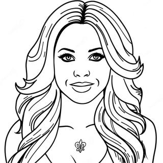 Shakira Coloring Pages