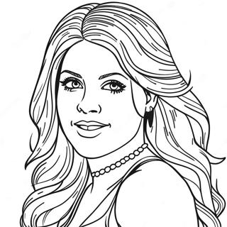 Shakira Coloring Page 25025-22910