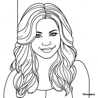 Shakira Coloring Page 25025-22912