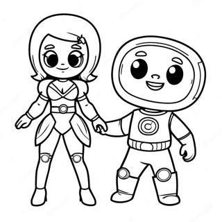 Garnet And Amethyst Adventure Coloring Page 2503-2040