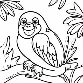 Colorful Costa Rican Wildlife Coloring Page 25046-22929