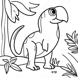 Colorful Costa Rican Wildlife Coloring Page 25046-22932