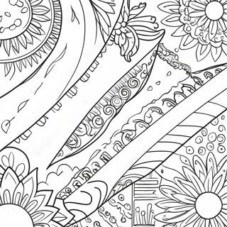 Hispanic Flags Coloring Page 25055-22936