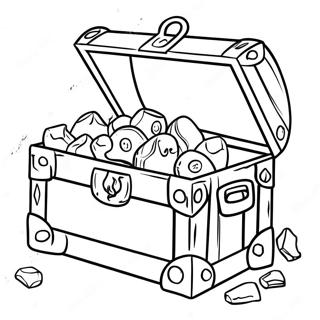 Treasure Chest Coloring Page 25075-22950