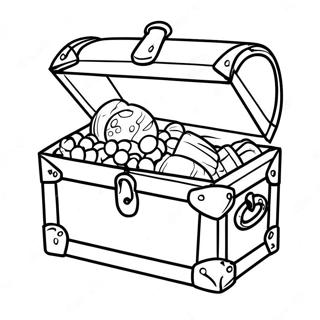 Treasure Chest Coloring Page 25075-22951