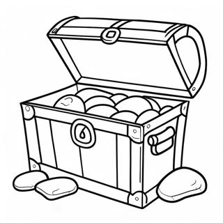 Treasure Chest Coloring Page 25075-22952