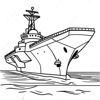 Aircraft Carrier Coloring Pages