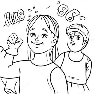 Anti Bullying Coloring Page 25105-22974