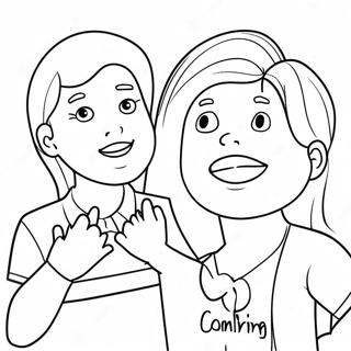 Empowering Anti Bullying Message Coloring Page 25106-22977