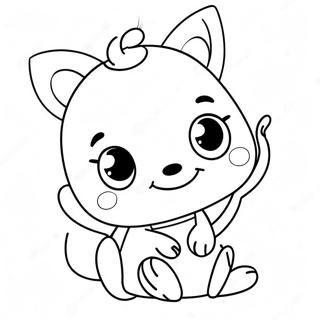 Cute Cartoon Iphone Coloring Page 25186-23044