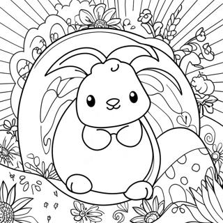 Easter Adult Coloring Page 25195-23048