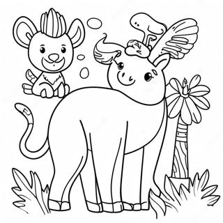 Adult Animals Coloring Pages