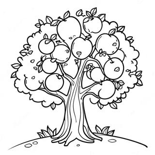 Apple Tree Coloring Page 25205-23054