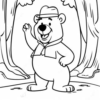 Yogi Bear Coloring Page 25215-23063