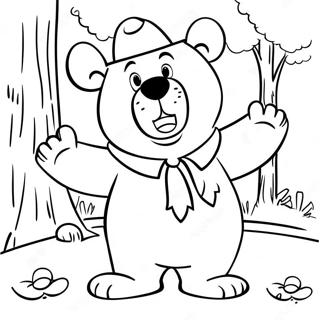 Yogi Bear Coloring Page 25215-23064