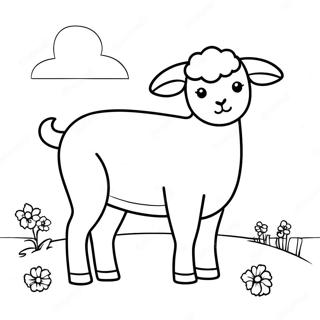 Lamb Coloring Page 25225-23070