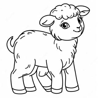 Lamb Coloring Page 25225-23071