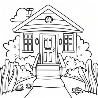 Welcome Home Coloring Page 2522-2050