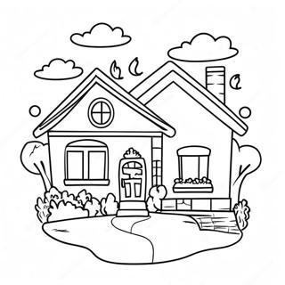 Welcome Home Coloring Page 2522-2052