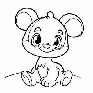 Adorable Disney Baby Characters Coloring Page 25236-23081