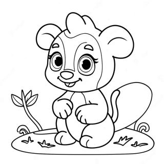 Adorable Disney Baby Characters Coloring Page 25236-23082